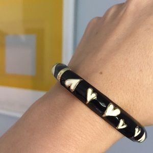 Betsy Johnson Enamel Heart Bracelet
